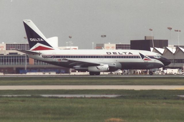 Boeing 737-200 (N329DL) - Scanned from a print. 