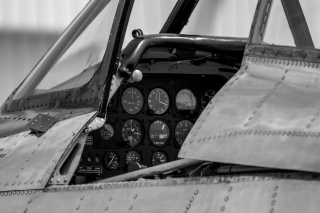 North American Trojan — - A North American T-28 in suburb condition! Got a sneak peak in the cockpit.