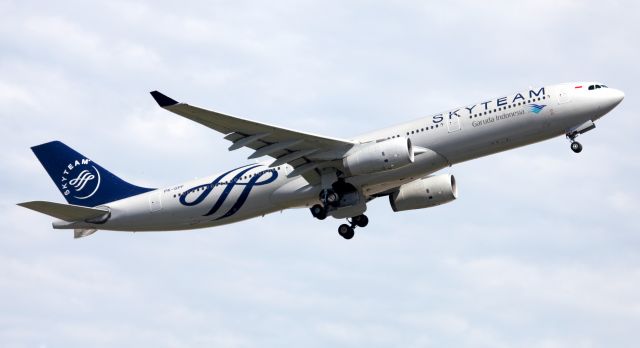 Airbus A330-300 (PK-GPF) - Departing 34L