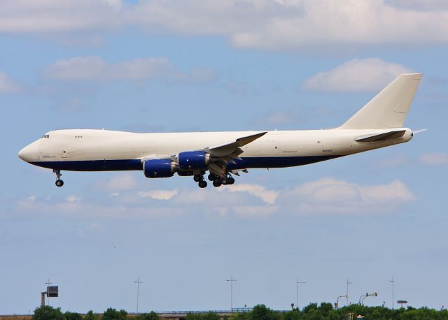 BOEING 747-8 (N858GT) - Very rar visitor from Polar Air Cargo ex G-GSSF comes today at LEJ Airport. 