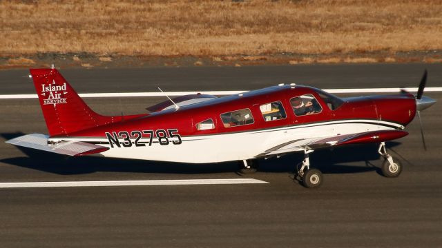 Piper Saratoga (N32785) - Island Air 2O402 to Larsen Bay (PALB/KLN) departing off of runway 8br /Photo date: 11-18-24br /Upload date: 11-21-24