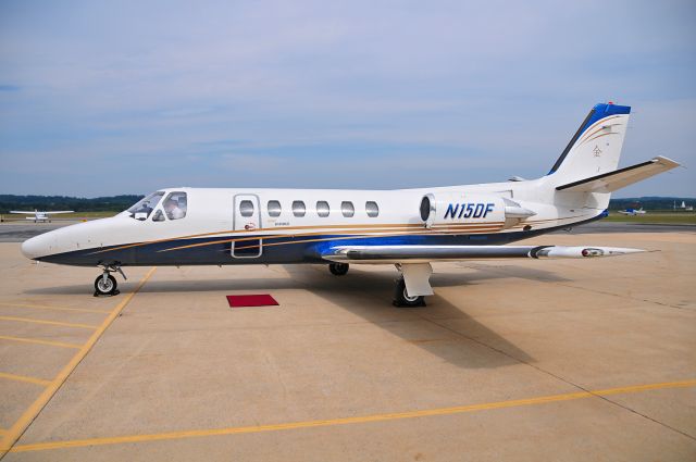 Cessna Citation II (N15DF) - Seen at KFDK on 7/17/2010. http://discussions.flightaware.com/profile.php?mode=viewprofile&u=2692