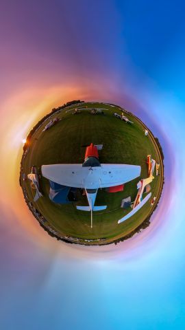 Cessna Skylane (N9802H) - 360 photo from our campsite of the South 40