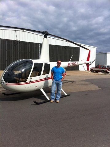 Robinson R-44 (N7197J) - Justin Peters just passed his Helicopter CFI checkride