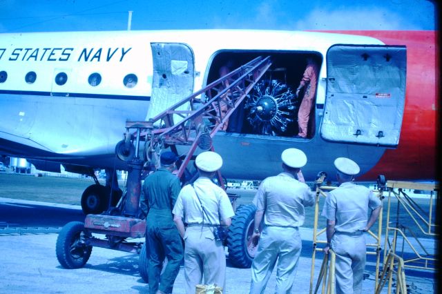 Douglas C-54 Skymaster (50-8857) - US Navy C54 from the Phillipines at Flinders Island, circa 1964