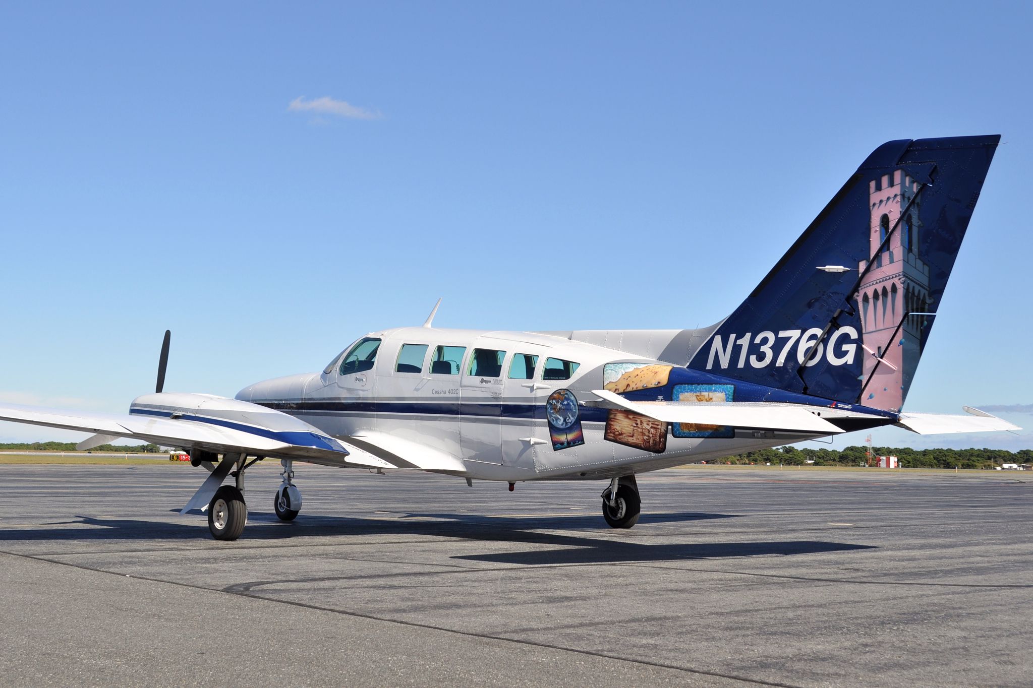 Cessna 402 (N1376G) - 9/24/2013.