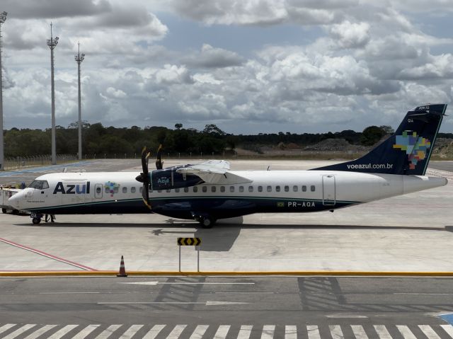 PR-AQA — - Arrival of Azul’s ATR 72-600 at SBJP airport. Photo taken from passenger terminal.