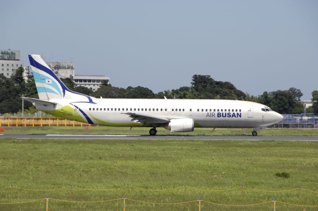 BOEING 737-400 (HL7510) - Departure at Narita Intl Airport 16R on 2010/7/18