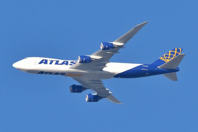 BOEING 747-8 (N856GT) - 10,000 over the top of ORD on the Downwind