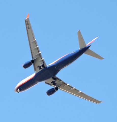 Airbus A330-300 (VQ-BQY) - An Aeroflot is minutes from landing with landing gear already down, fall 2019.