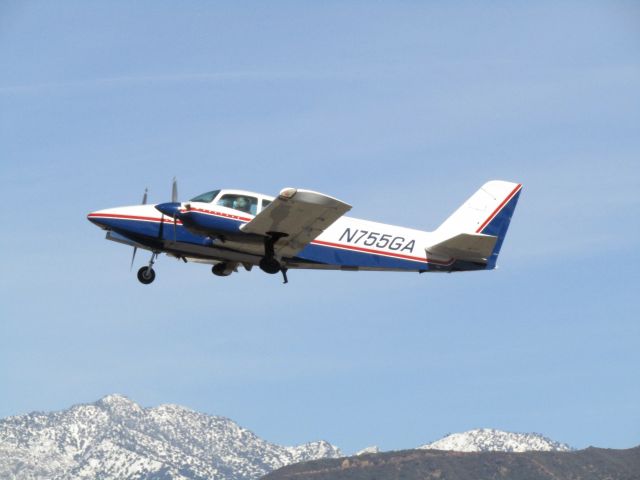 Grumman GA-7 Cougar (N755GA) - Taking off RWY 26L