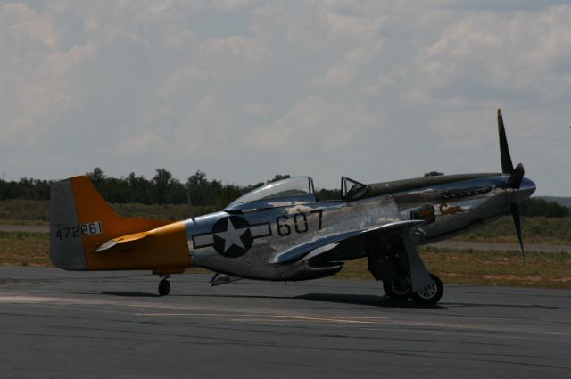 North American P-51 Mustang (N5441V) - Thunder Over the Coconino VIII, Valle, AZ, 25 Aug 12; "Spam Can"