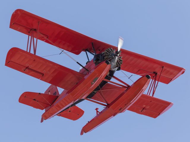 — — - The Red Baron, Grumman Seacat is back in Townsville, having returned from Perth, Western Australia, after what turned out to be a short visit.