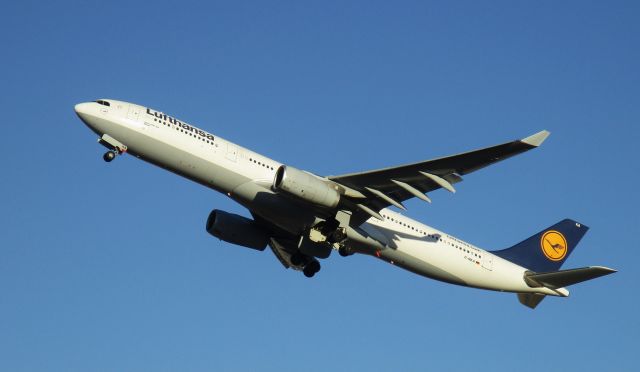 Airbus A330-300 (D-AIKA) - "Minden" on her way to Munich on a beautiful evening in Charlotte.