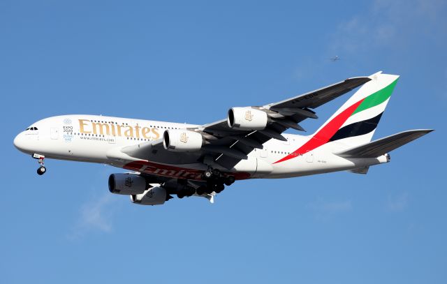 Airbus A380-800 (A6-EDD) - Short Final To Rwy 16R