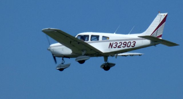 Piper Cherokee (N32903) - On final is this 1974 Piper Cherokee Warrior PA-28-151 in the Summer of 2021.