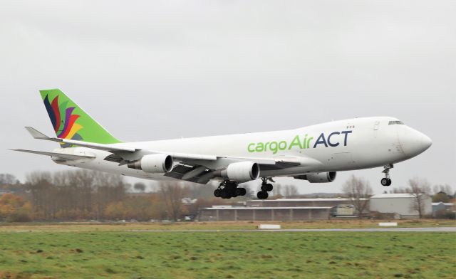 Boeing 747-400 (TC-ACM) - AirAct cargo b747-428f(er) tc-acm landing at shannon from istanbul 29/10/20.