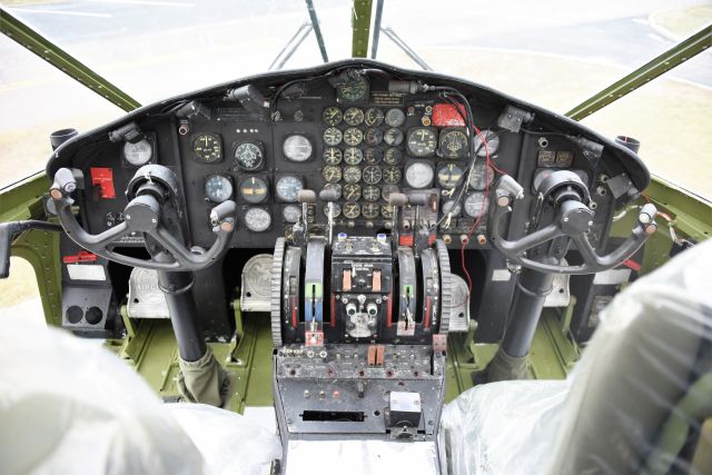 FAIRCHILD (1) Flying Boxcar (N3003) - Flight Deck dashboard of the C-119