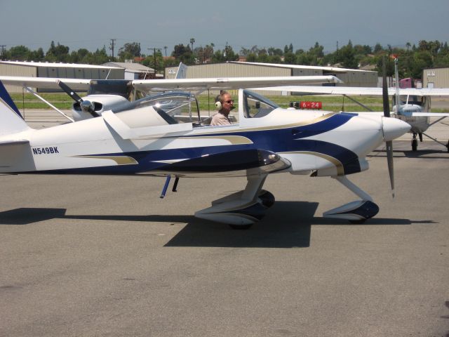 Experimental 100kts-200kts (N549BK) - TAXIING AT FULLERTON