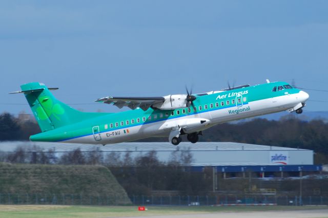 ATR ATR-72 (EI-FAU) - Taken from Freeport carpark