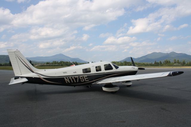 Piper Saratoga (N117SE) - Flight from Burlington, VT on  a hot summer day.  Local knowledgte required: I flew almost direct in a high arc, a local pilot showed me an alternate by looping around from the north and keeping a lower altitude.