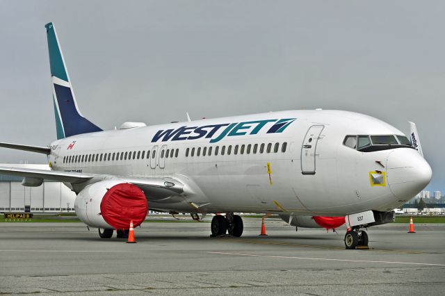 Boeing 737-800 (C-FUJR) - All taped up for storage during COVID19 time