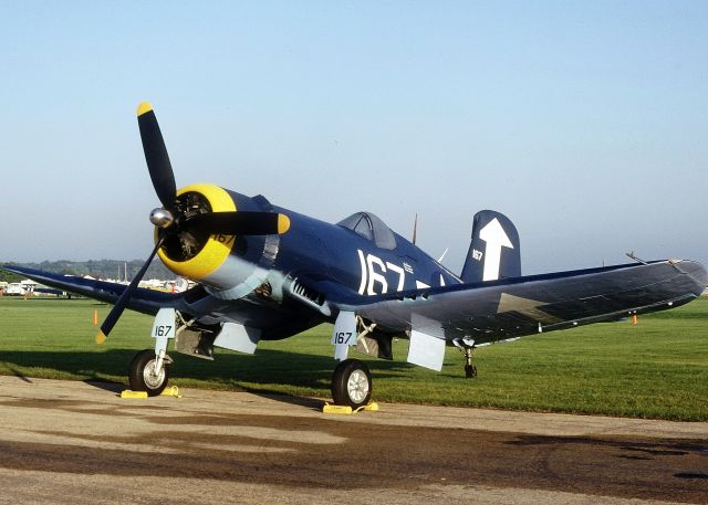 VOUGHT-SIKORSKY V-166 Corsair (N62290) - Photo taken at an EAA Air Venture convention at Oshkosh, Wisconsin.