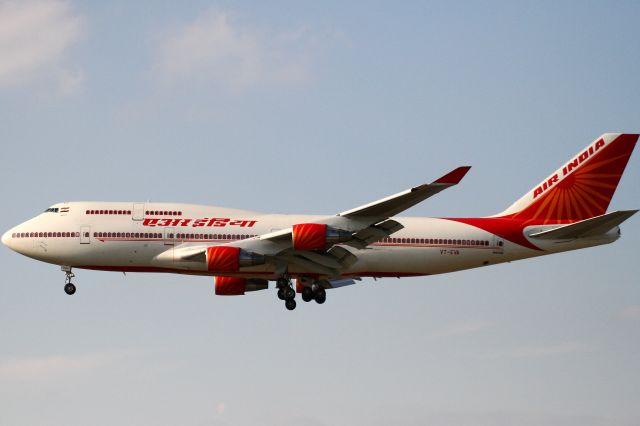 Boeing 747-400 (VT-EVA) - no passengers, only for service in Frankfurt