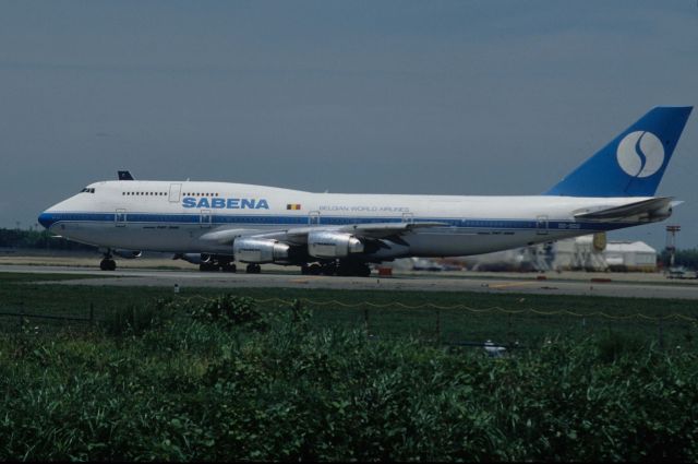 BOEING 747-300 (OO-SGD) - Departure at Narita Intl Airport Rwy34L on 1996/06/29