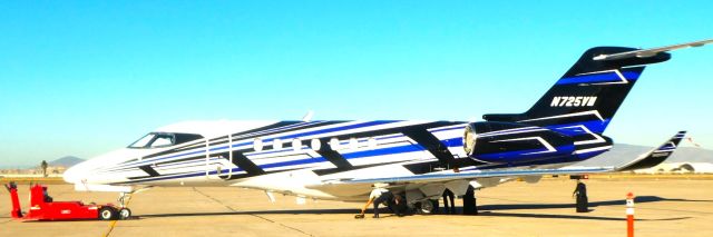 Cessna Citation Longitude (N725VM) - I was watching as the jet was being towed to become flight ready