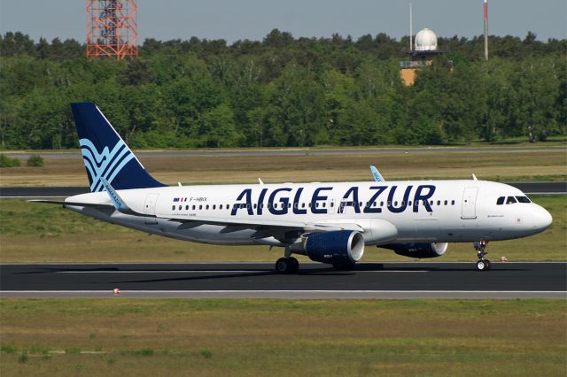 Airbus A320 (F-HBIX) - Airbus A320-214, Aigle Azur, F-HBIX, EDDT Airport Berlin-Tegel, 08.May 2018