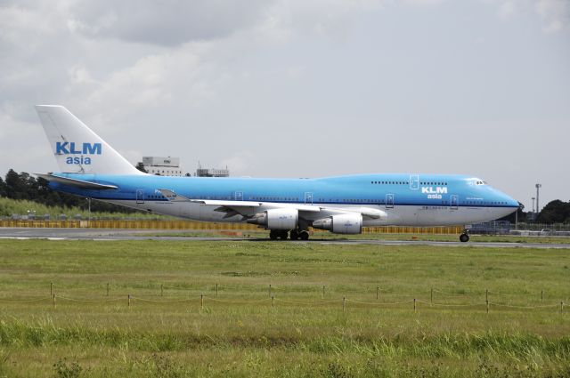 Boeing 747-400 (PH-BFM) - Takeoff at Narita Intl Airport Rwy16R on 2013/08/20 "KLM Asia"