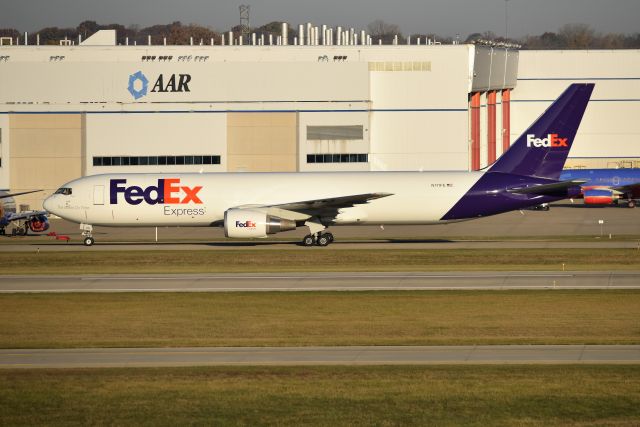 BOEING 767-300 (N111FE) - Taxiing to the hush house on 11-04-20