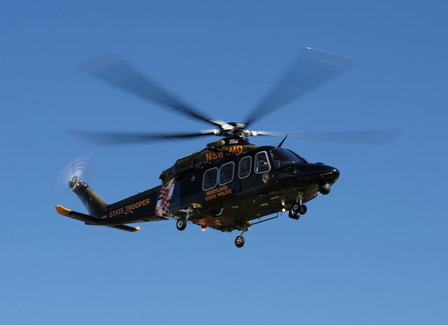 N387MD — - AW-139 Med Evac on its way to Shock Trauma at U of MD Hospital