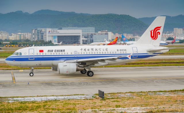 Airbus A319 (B-6034)