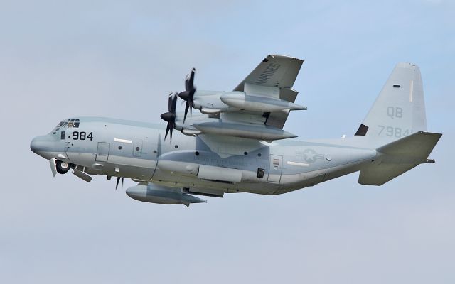 Lockheed C-130 Hercules (16-7984) - "raidr16" usm kc-130j 167984 dep shannon 25/7/17.