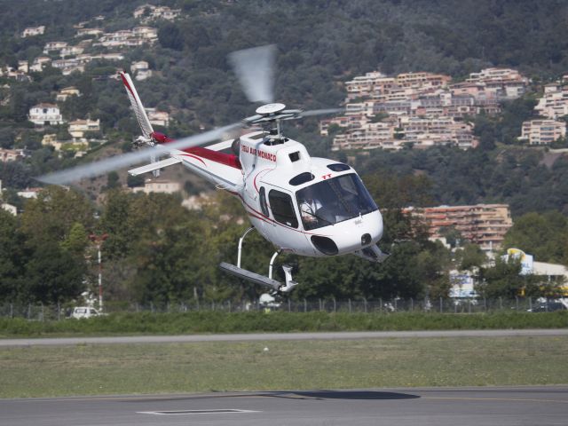 Eurocopter AS-350 AStar (3A-MTT) - At Cannes, France.