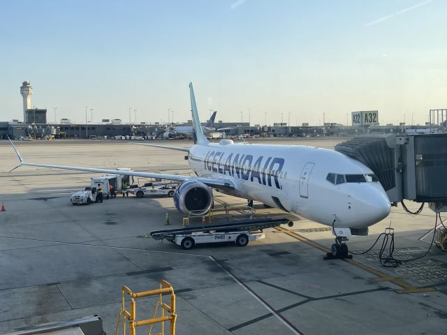 Boeing 737 MAX 9 (TF-ICA) - My transportation. Just arrived from Keflavik on April 21, 2023.