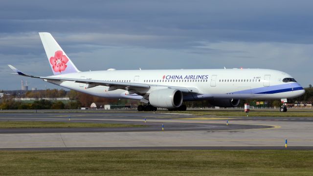 Airbus A350-900 (B-18917) - Airbus A350-941 China Airlines, CI68 Prague (PRG) - Taipei (TPE), Nov 5, 2023