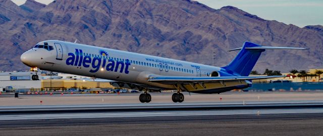 McDonnell Douglas MD-83 (N416NV) - N416NV Allegiant Air McDonnell Douglas MD-83 (DC-9-83) s/n 49555 - Las Vegas - McCarran International Airport KLASbr /USA - Nevada February 4, 2011br /Photo: Tomás Del Coro