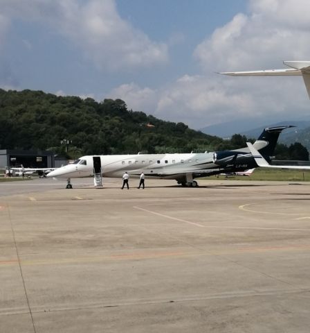 Embraer Legacy 600/650 (LX-MIA) - Villanova d'Albenga airport 