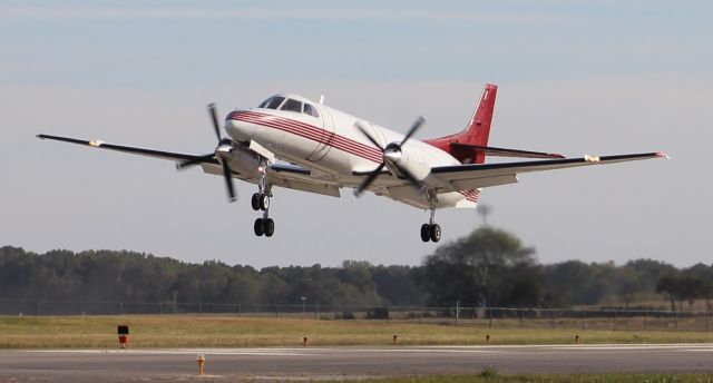 Fairchild Dornier SA-227DC Metro (N681TR) - A Fairchild SA-227AC Metro III approaching touchdown on Runway 36 at Pryor Regional Airport, Decatur, AL - October 24, 2018.