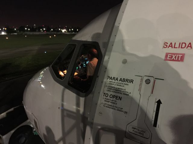 Airbus A320 (LV-BRY) - Preflight in cockpit