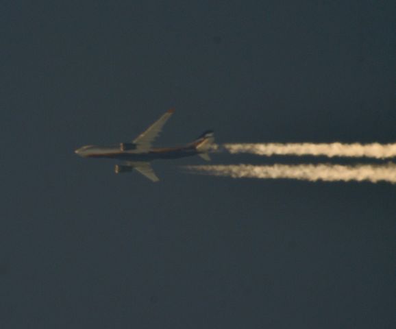 Airbus A330-300 — - Aeroflot 150 Moscow to Havana 30,000 ft. just entering U.S. Airspace west of Cleveland. 09/23/14