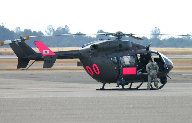 1172200 — - KRDD - CANG/US Army helicopter on the ramp at Redding during August 2014.(Aug 9th, 2014)