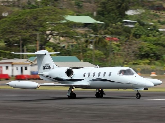 Learjet 35 (N33NJ) - Taking Off TLPC