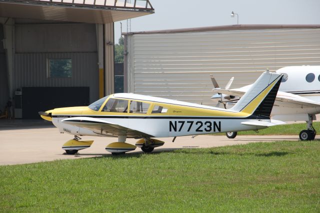 Piper Cherokee (N7723N) - Parked on ramp on 8/2/11