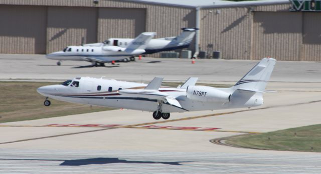 IAI 1124 Westwind (N78PT) - Landing on Runway 4.