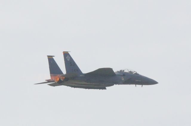 McDonnell Douglas F-15 Eagle (N89474) - F-15 Strike Eagle Demo Team performs during 2011 MacDill AirFest