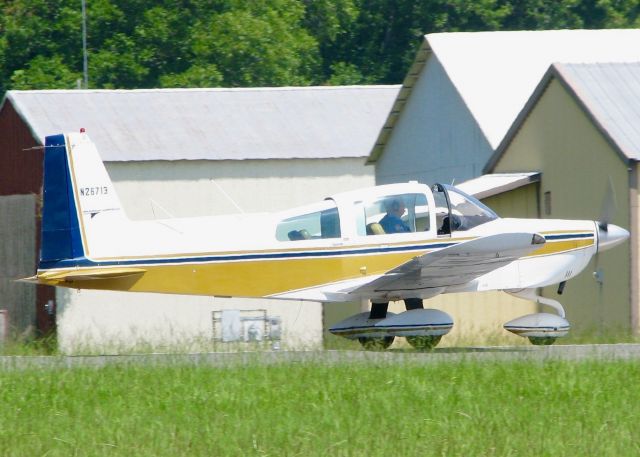 Grumman AA-5 Tiger (N26713) - At Downtown Shreveport. 